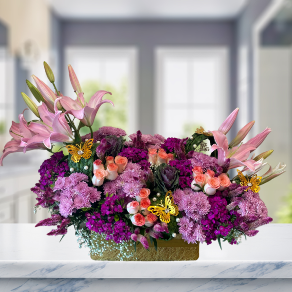 Blush Elegance Floral Symphony